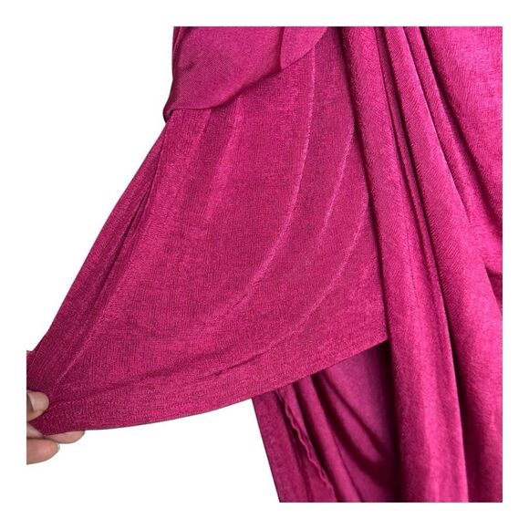 Lulus‎ Dreamy Date Berry Surplice Midi Dress - Picture 7 of 11